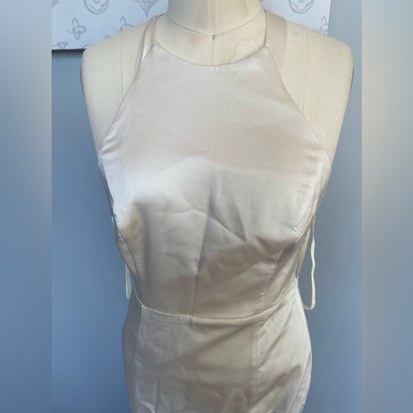 Fame and partners - CHAMPAGNE maxi mermaid dress - Picture 3 of 5